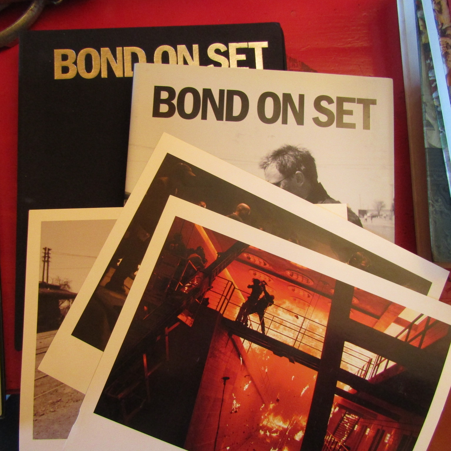 Bond on Set