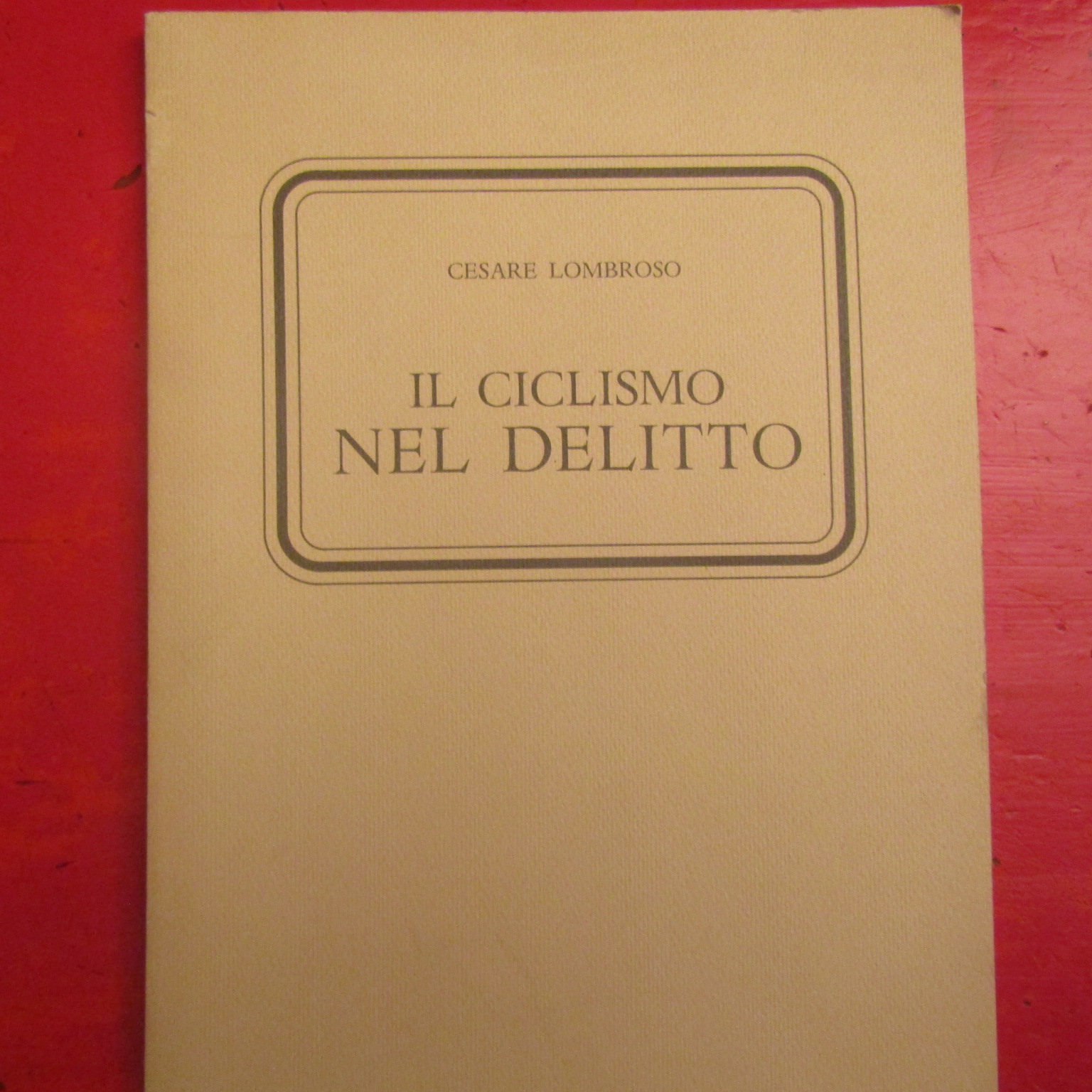 Il ciclismo nel delitto