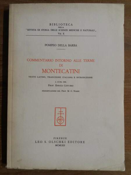 Commentario intorno alle Terme di Montecatini