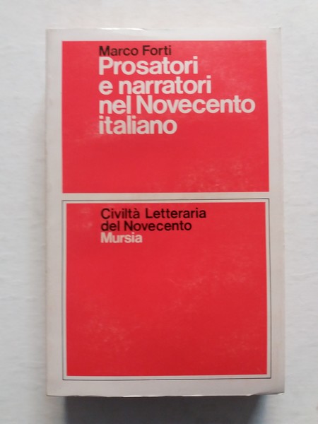 Prosatori e narratori del Novecento italiano