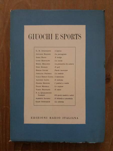 Giuochi e sports
