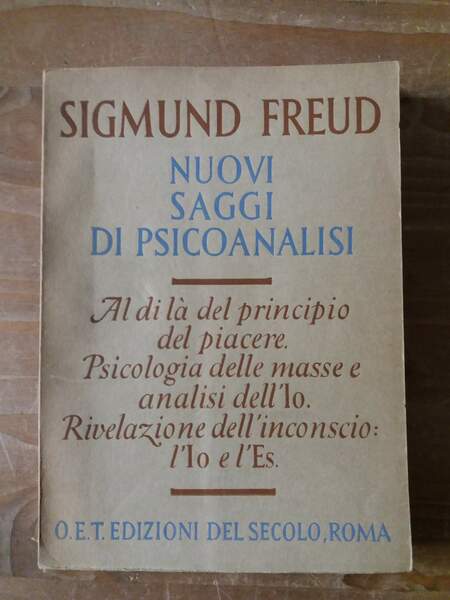 Nuovi saggi di psicoanalisi