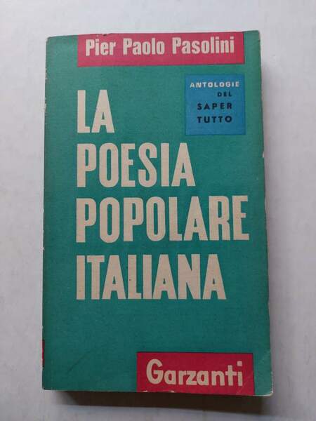 La poesia popolare italiana