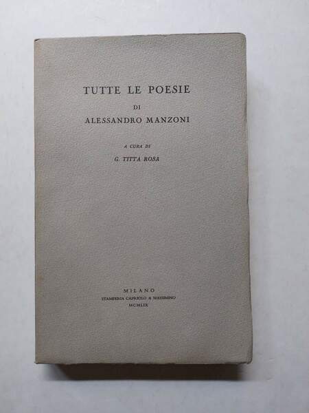 Tutte le poesie