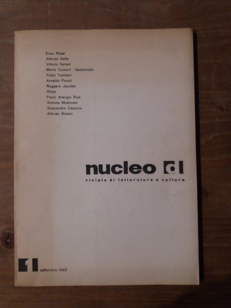 Nucleo D - N.1 Settembre 1962