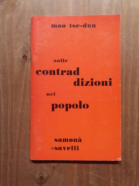 Sulle contraddizioni del popolo
