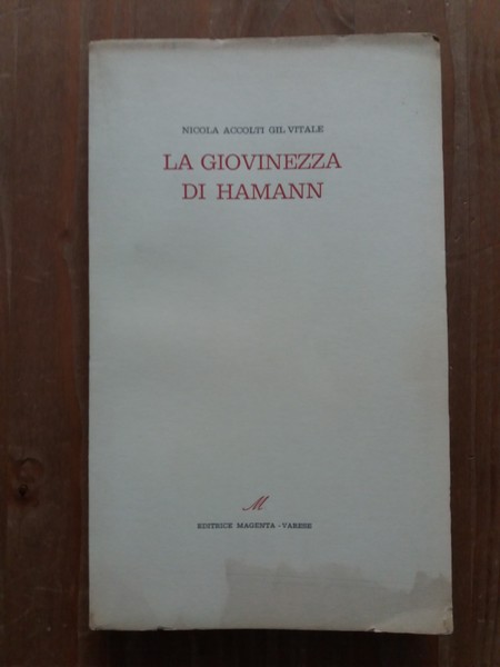 La giovinezza di Hamann