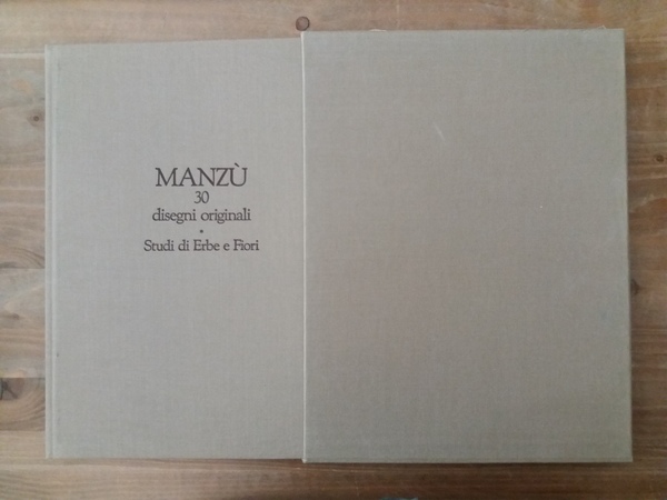 Manzù 30 disegni originali Studi di Erbe e Fiori Laveno …