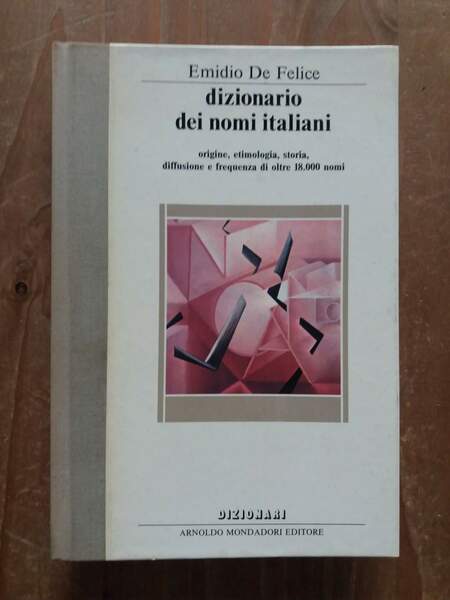 Dizionario dei nomi italiani