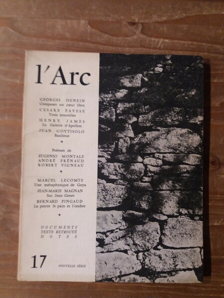 l'Arc - 17 Nouvelle série