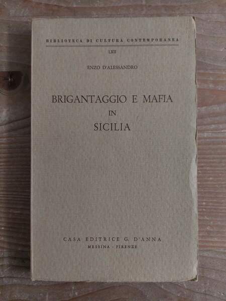 Brigantaggio e mafia in Sicilia