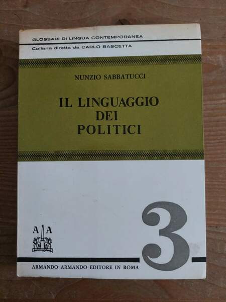 Il linguaggio dei politici Glossario