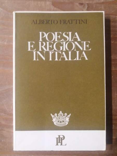Poesia e regione in Italia