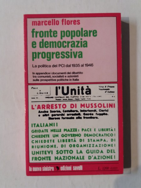 Fronte popolare e democrazia progressiva La politica del PCI dal …