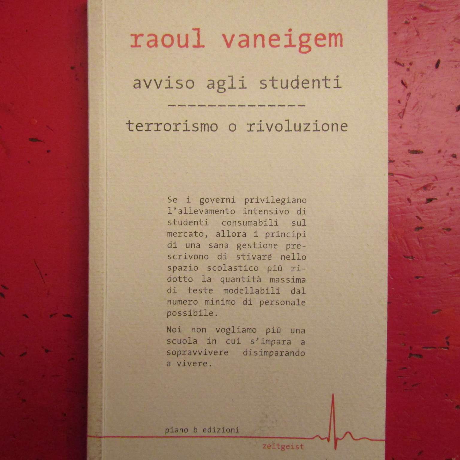Avviso agli studenti