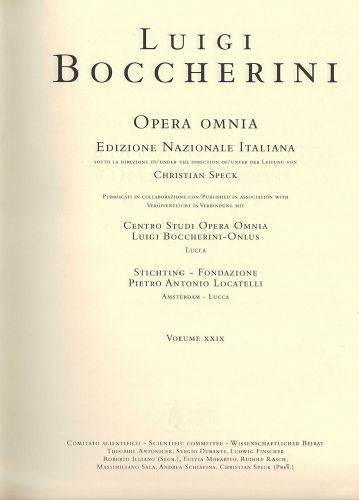 Opera omnia. Volume XXIX. (6 Duetti per 2 violini) a …