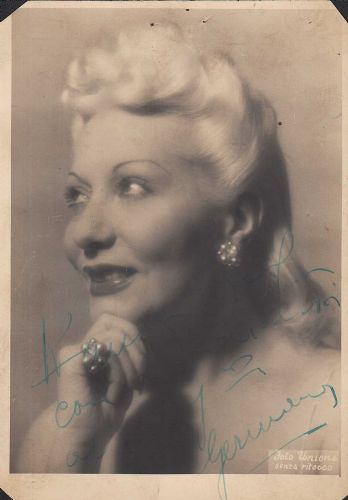 Fotografia con dedica autografa.