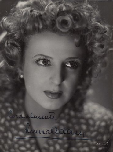 Fotografia con dedica e firma autografe.