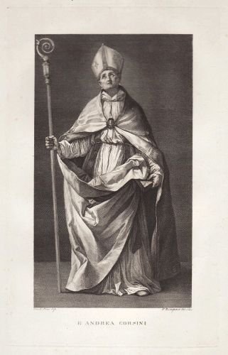 Incisione a figura intera.
