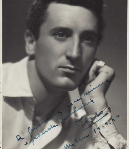 Fotografia con dedica e firma autografe.
