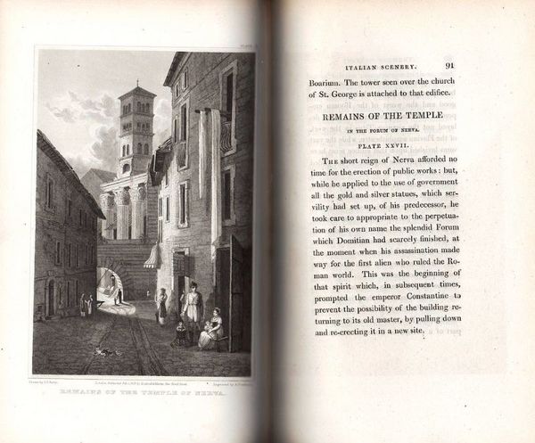 Italian scenery from drawings made in 1817.