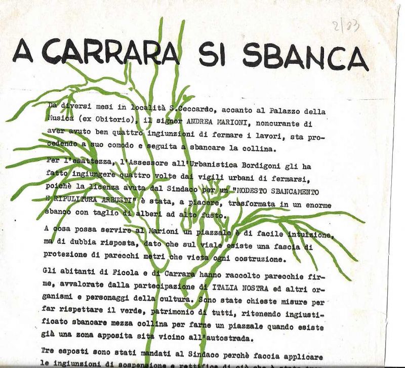 A Carrara si sbanca.