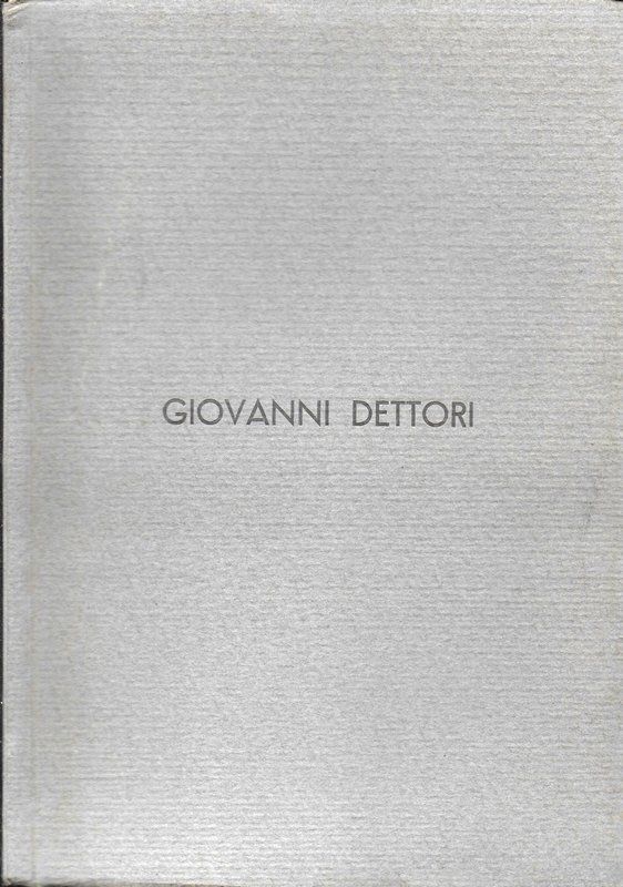 Alla memoria di Giovanni Dettori - Nel primo anniversario della …