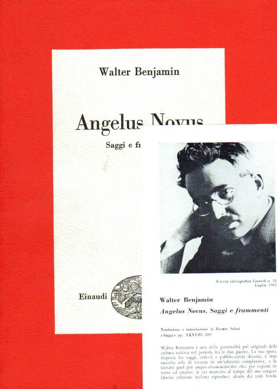 Angelus Novus. Saggi e frammenti.