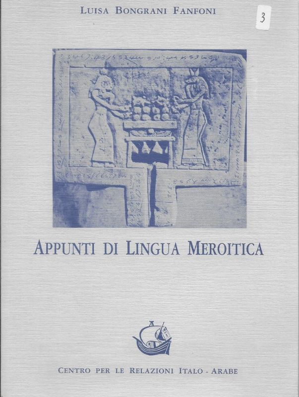 Appunti di Lingua Meroitica.
