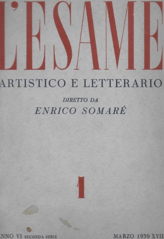 Artistico e Letterario diretto da Enrico Somaré.