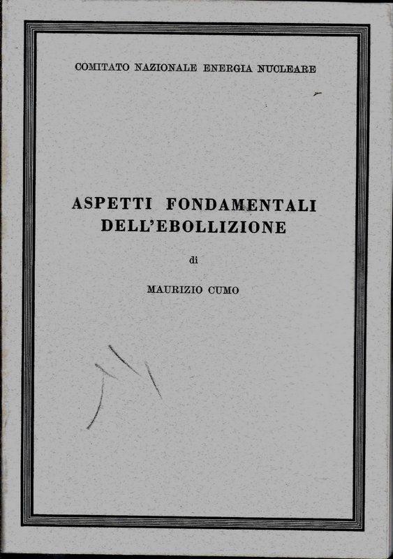 Aspetti fondamentali dell'ebollizione.