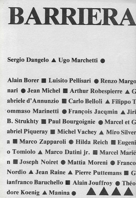Barriera.
