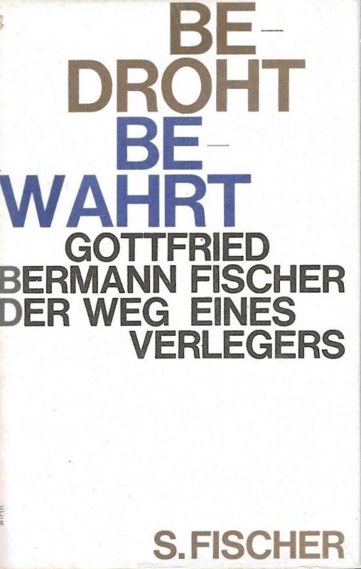 Bedroht - Bewahrt weg eines verlegers.