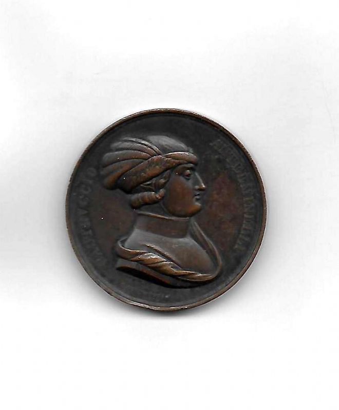 Bella medaglia in bronzo. Lato A:- Profilo di C. Castracani, …