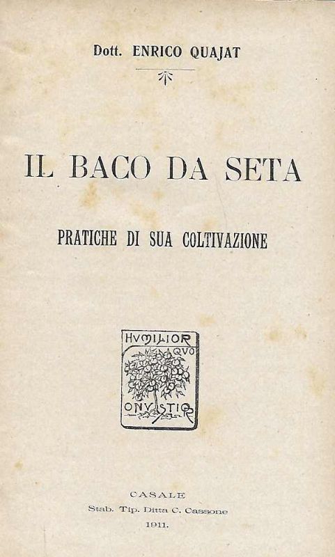 (Biblioteca dell'Agricoltore).- Volume di miscellanea di vari argomenti scientifici.