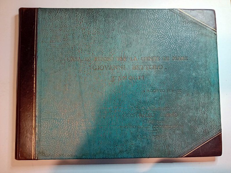 Camogli - Agosto 1931 - A S E. Ammiraglio Costanzo …