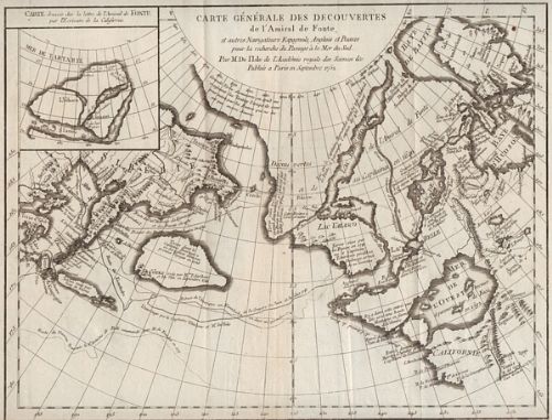 Carte générale es decouvertes de l'Amiral De Fonte et autres …