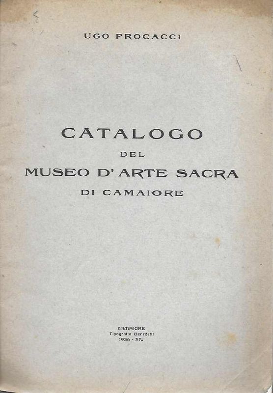 Catalogo del Museo d'Arte Sacra di Camaiore.
