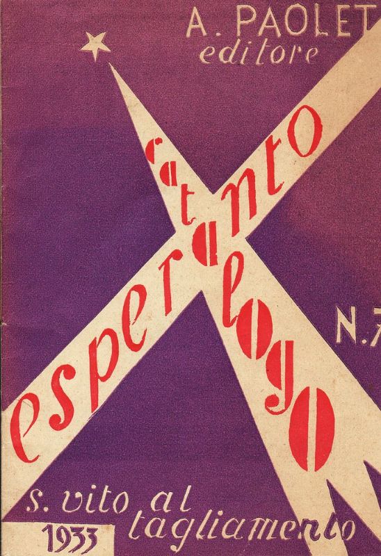 Catalogo Esperanto n. 7.