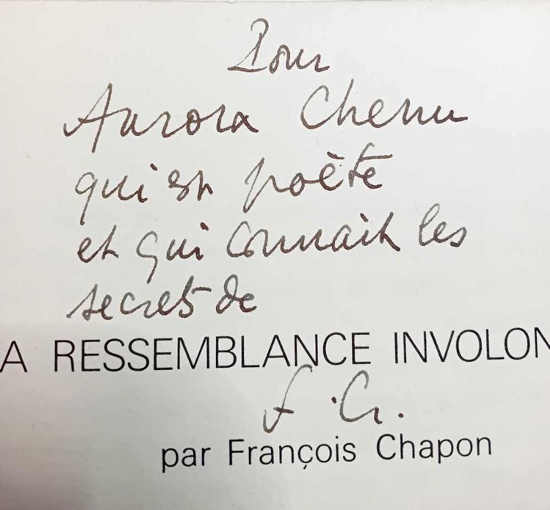 Cinq livres gravés - La Resseblance involontaire par François Chapon.