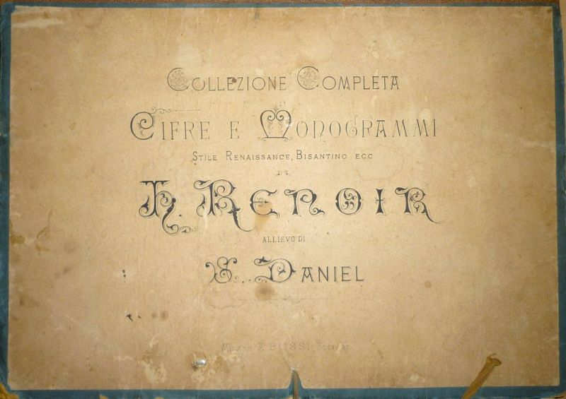 Collezione completa di Cifre e Monogrammi, stile Renaissance, Bisantino ecc. …