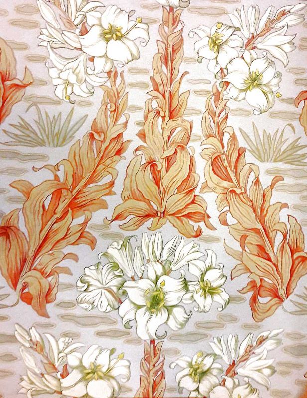 Composizione su foglio di carta dipinto all'acquerello.