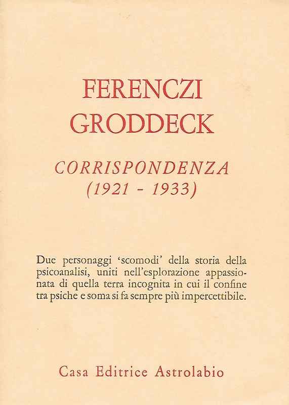 Corrispondenza (1921 - 1933).