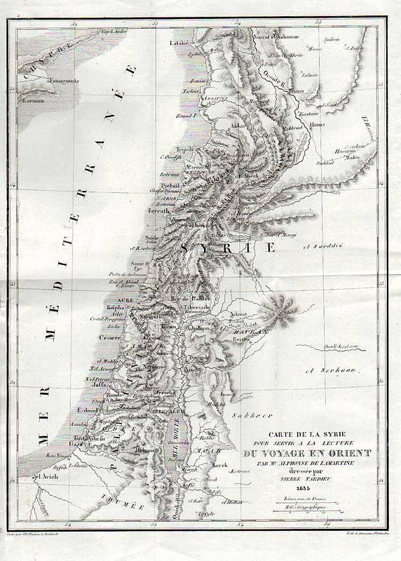 (Da - De Lamartine, Voyage en Orient)- Dressée par Pierre …