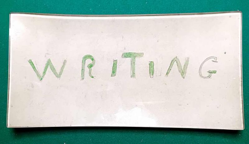 Decoupage realizzato a mano. Sul retro Etichetta e firma autografa …
