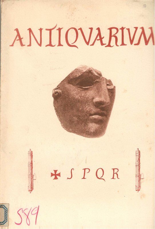 Descrizione delle collezioni dell'Antiquarium Comunale, ampliato e riordinato.