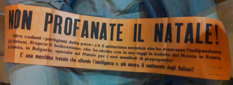 Dietro codesti 'partigiani della pace' c'è il militarismo sovietico.