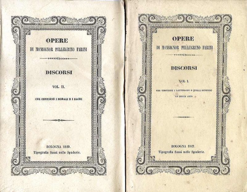 Discorsi. (Volume I e II a se stanti delle opere).