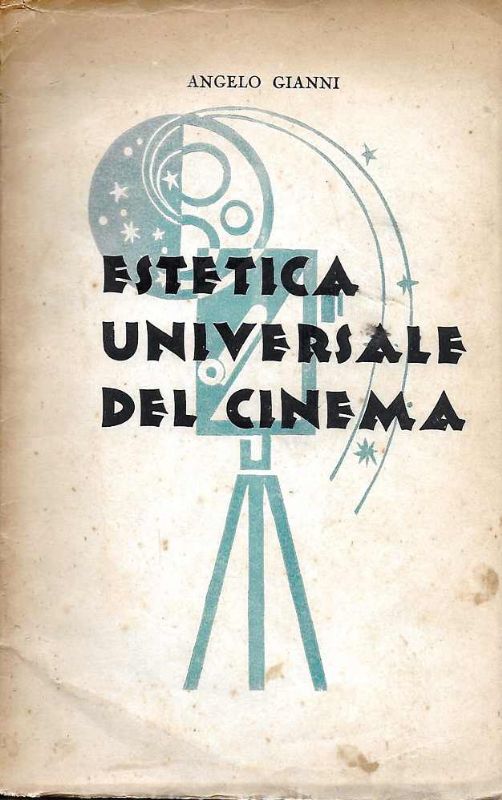 Estetica universale del cinema. Copertina illustrata da Uberto Bonetti.
