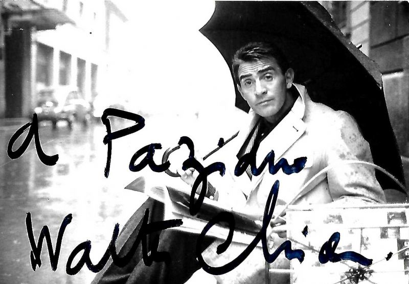 Fotografia con dedica e firma autografa.